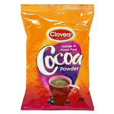 CLOVERS COCOA POWDER SACHETS 50G