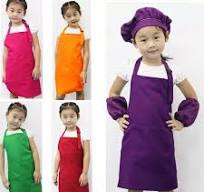 Kids fashion apron set