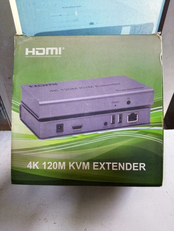 KVM HDMI extender 120 meters