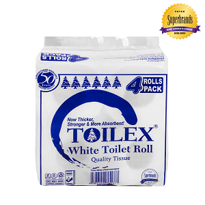Toilex Toilet Tissue 2 Ply 4 Rolls
