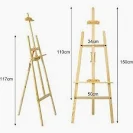 Adjustable Pine Wood Art Painting Easel Foldable Wooden Stand