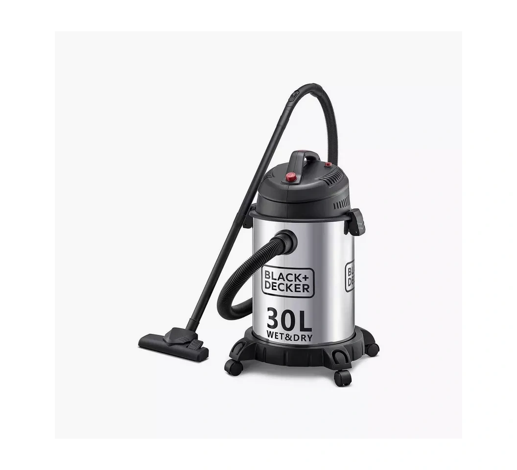 BLACK+DECKER WV1610-B5 Vacuum Cleaner 30L Pot 1600W Stainless Steel