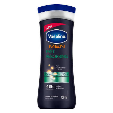 Vaseline Men Absorb Body Lotion 400ml