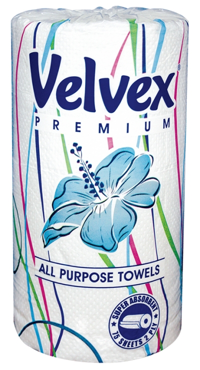 Velvex Premium All Purpose Kitchen Towel - 1 Roll