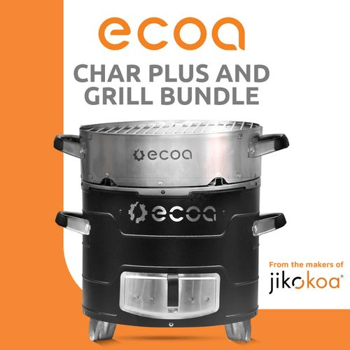 ECOA Char Plus Stove and Grill Bundle -  From the makers of Jikokoa