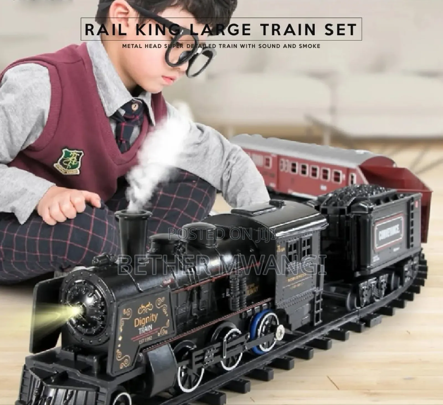 Rail King Large Train Set (Metal Alloy)