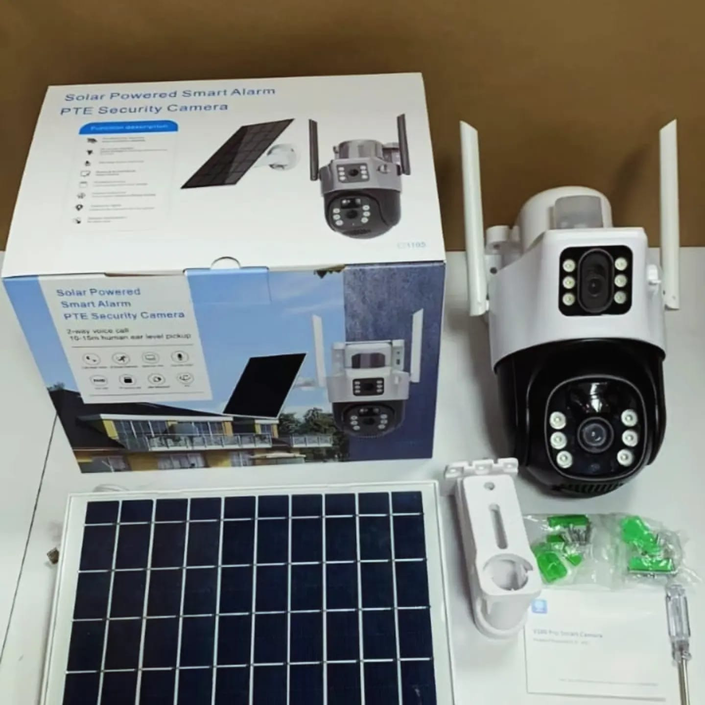 Dual Lens 4G PTZ Solar Camera