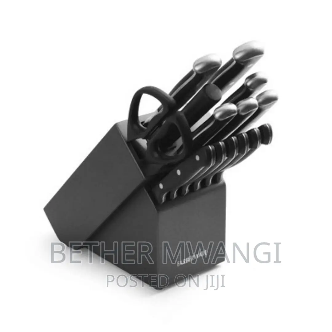 15-Piece Forged Triple Riveted Knife Block Set.