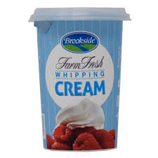 BROOKSIDE WHIPPING CREAM CUP 400ML