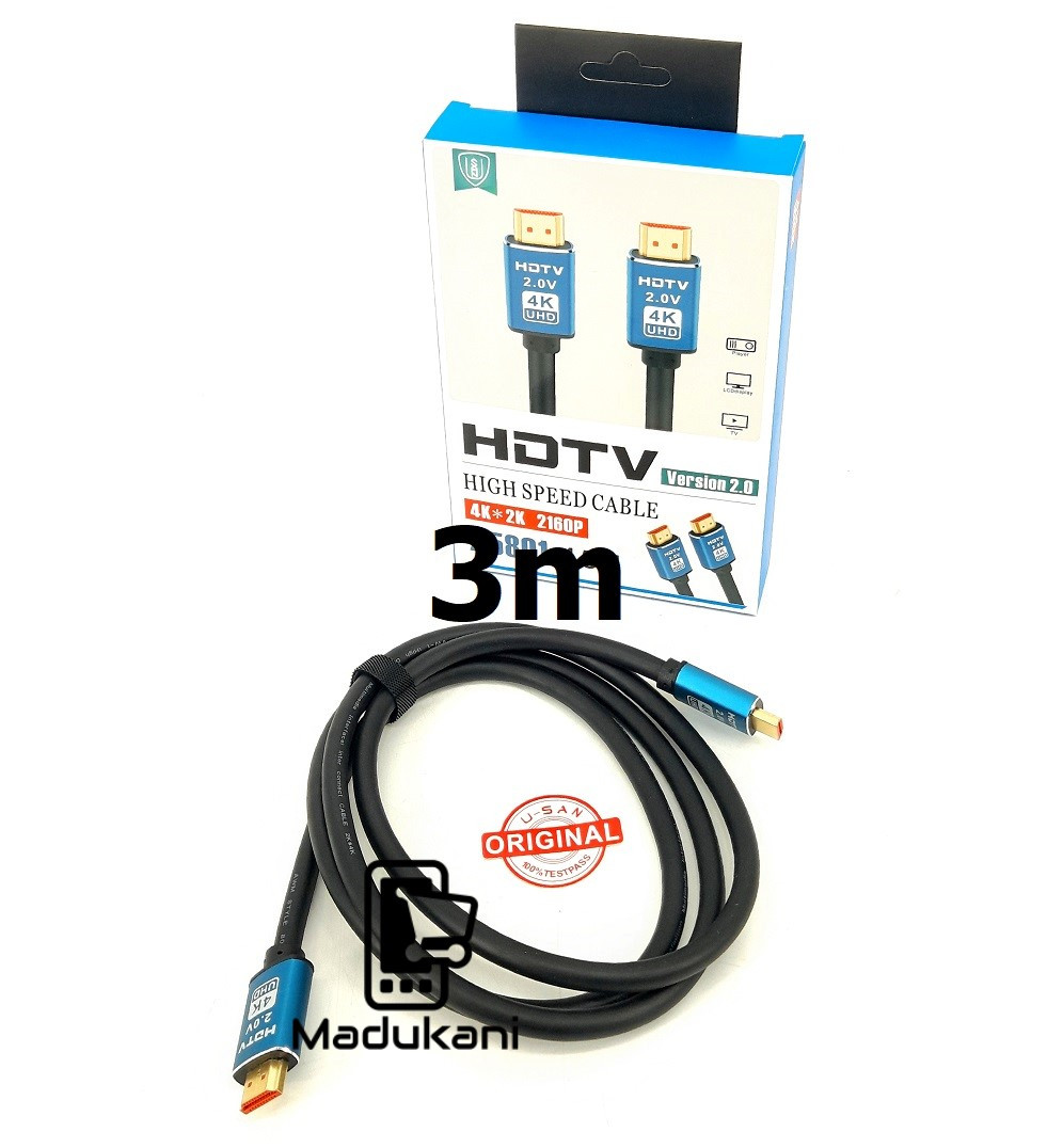 3m High Speed 4K HDMI to HDMI Cable