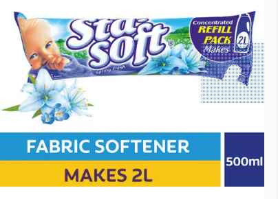Sta Soft Spring Fresh 500ml Refill Pack Fabric Softener