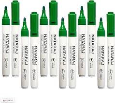 Nataraj White Board  Marker Bullet 2mm Green