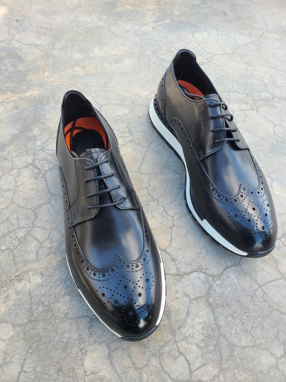 Stylish Men official shoes (Black)