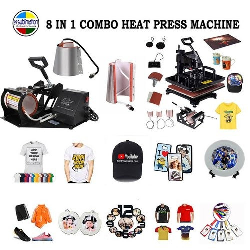 Heat Press Machine 8 in1