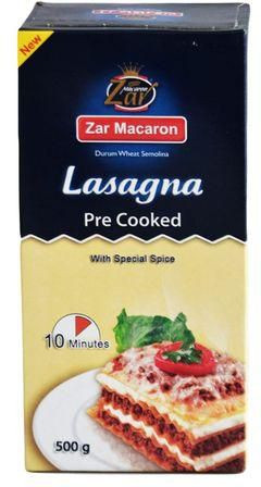 Zar Macaron Lasagna 1601 Pasta 500G