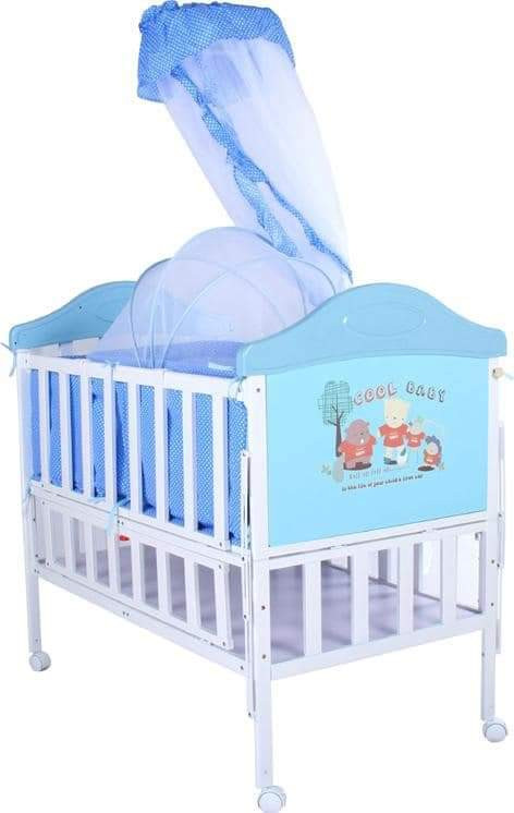 METALLIC IMPORTED SET OF TWO BABY COT