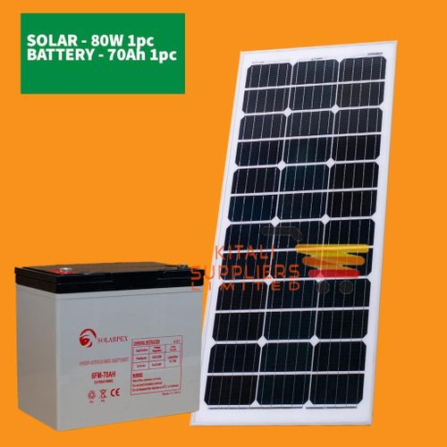 Solarmax Solar Mid Kit System Of 80watts Panel