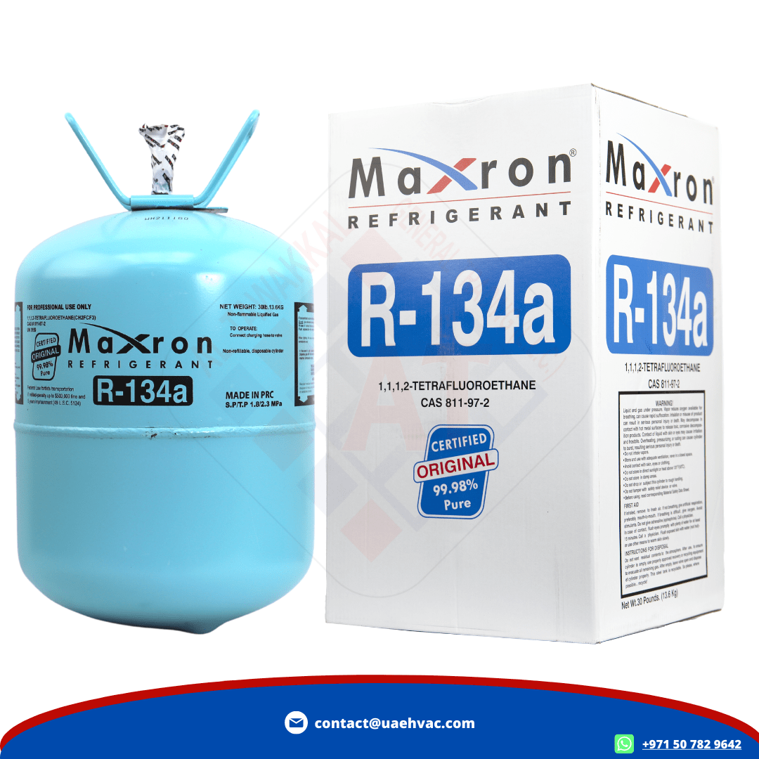 R134A Maxron Refrigerant Gas