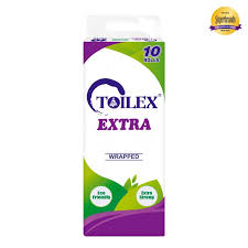Toilex Toilet Tissue Extra White 10s Wrapped