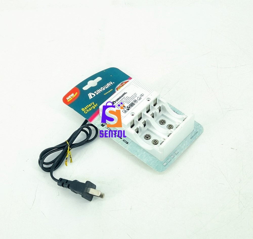 Corded Standard Battery Charger for AA, AAA, and 9V Batteries Battery Charger