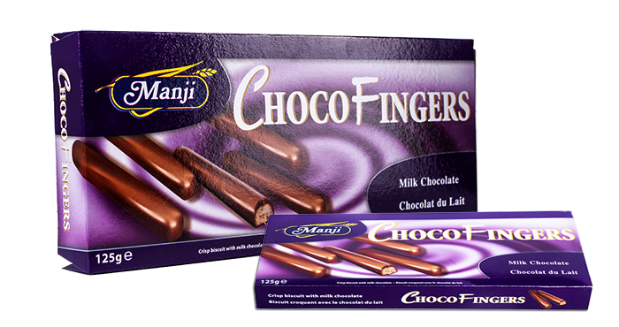 Manji Choco Fingers 125g