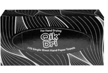 Qik Dri Box hand paper towel embossed 170sheets  12s
