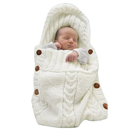 KNITTED BABY SWADDLE