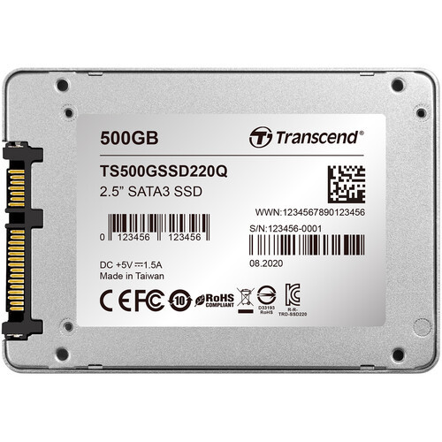 Transcend 220Q 2.5" SATA INTERNAL SSD 500GB