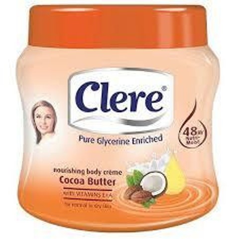 Clere Body Creme Cocoa Butter 500ml