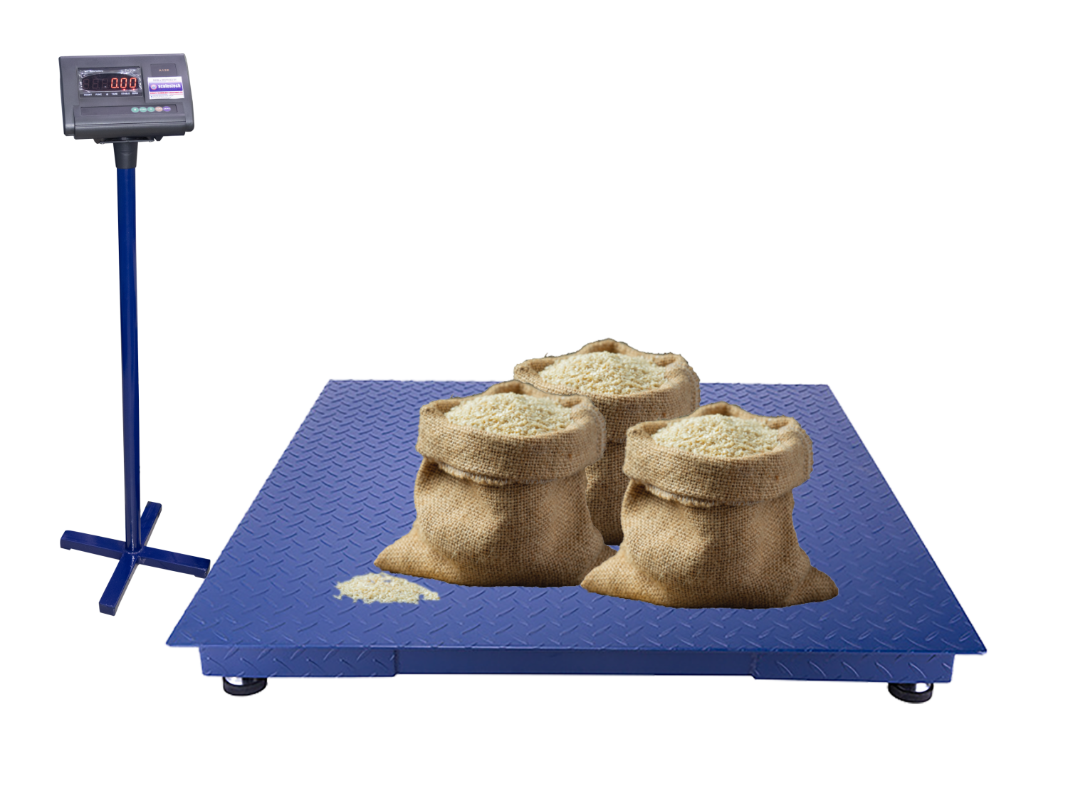 Industrial Heavy-Duty Fully Stainless Steel Floor Scale 1.2m by 1.2m