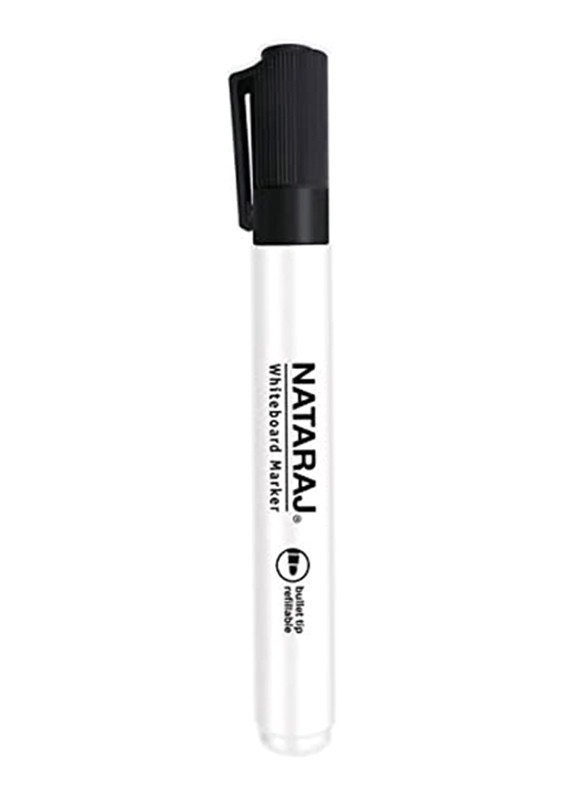 Nataraj White Board  Marker Bullet 2mm Black