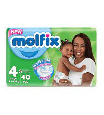 Molfix Baby Diapers Large Size 4