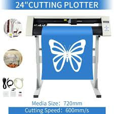 24" Vinyl Cutter Sign Sticker Plotter with Design and Cut Software - Cutting Signs, Stickers