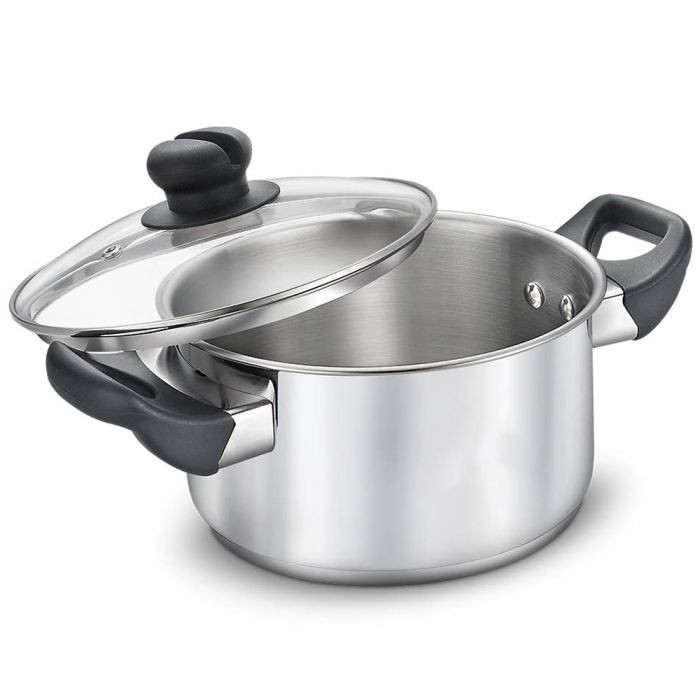 20CM STAINLESS STEEL CASSEROLE RAMTONS MASTER CHEF PLUS - RT/205