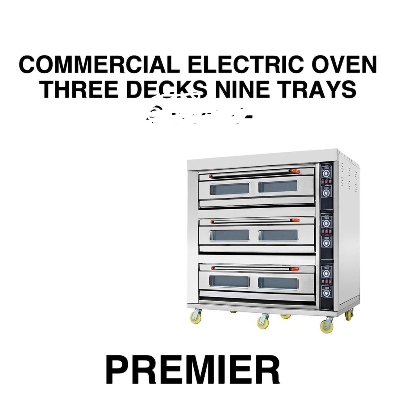 Premier Three Desk Nine Tray commercial electric oven