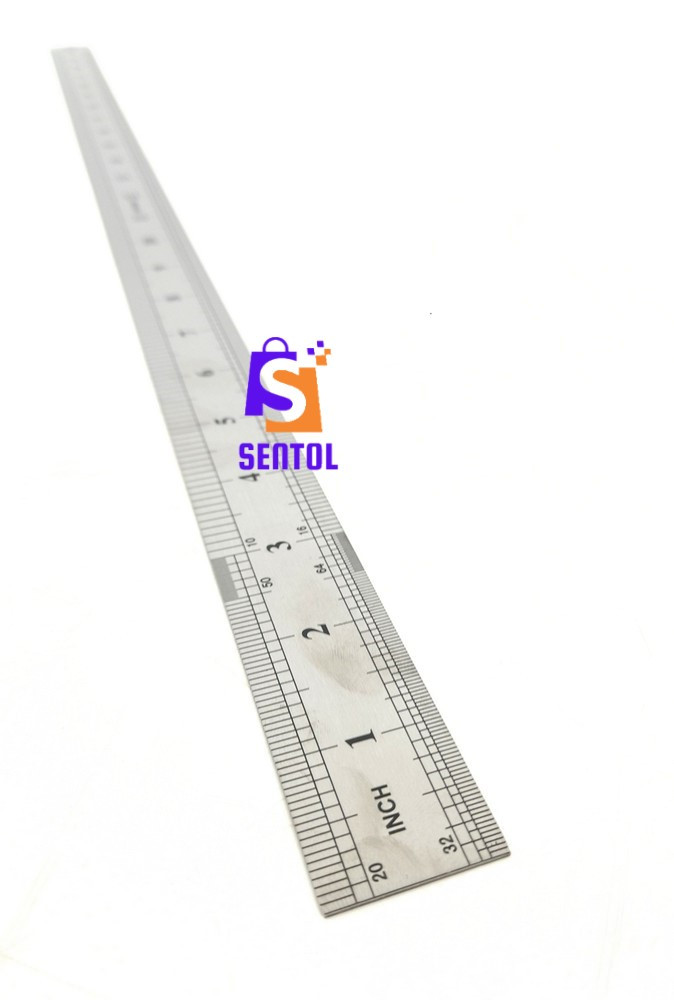 100cm 40 inches Stainless Steel Straight Ruler