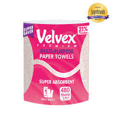 Velvex Kitchen Towel Premium Pink Jumbo