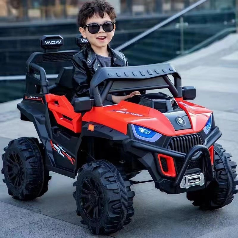 2 Motors Kids Ride On Car with 12V Battery & remote Red