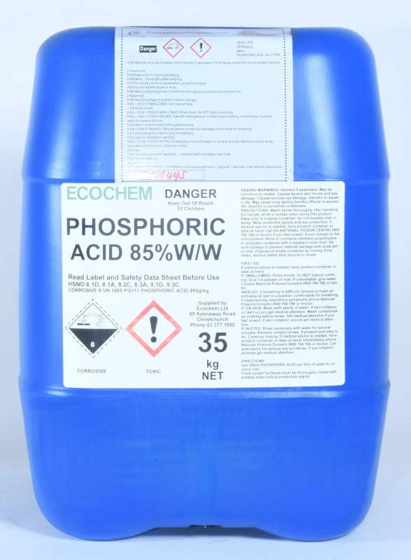 Phosphoric Acid 85% Food Grade 35 Kg
