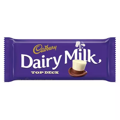 Cadbury Dairy Milk Top Deck Chocolate Bar 150G
