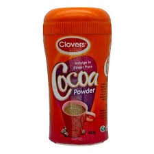 CLOVERS COCOA POWDER 400G JAR