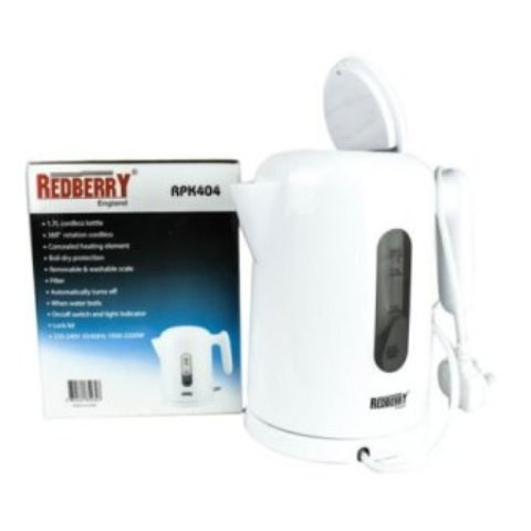 Redberry 1.7l Cordless Kettle 404
