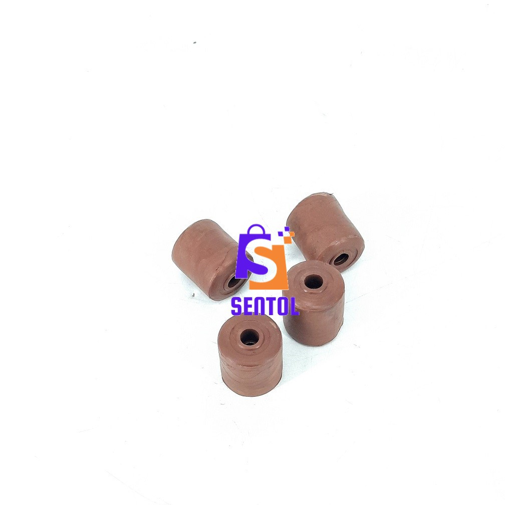 4PCS Round Rubber Door Stoppers