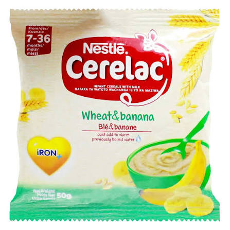 Nestle' Cerelac Wheat Banana 50g