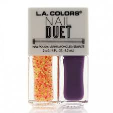 La Colors  Nail Duet Glitter/Polish Rock & Roll CNP95