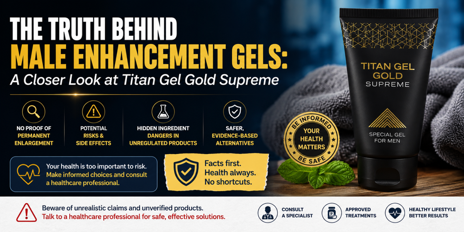 The Truth Behind Male Enhancement Gels: A Closer Look at Titan Gel