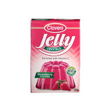 CLOVERS JELLY CRYSTALS STRAWBERRY 400G