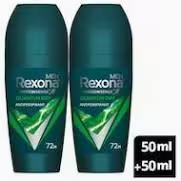 REXONA M RO ACTIVE CAF DV 6(2X50ML)
