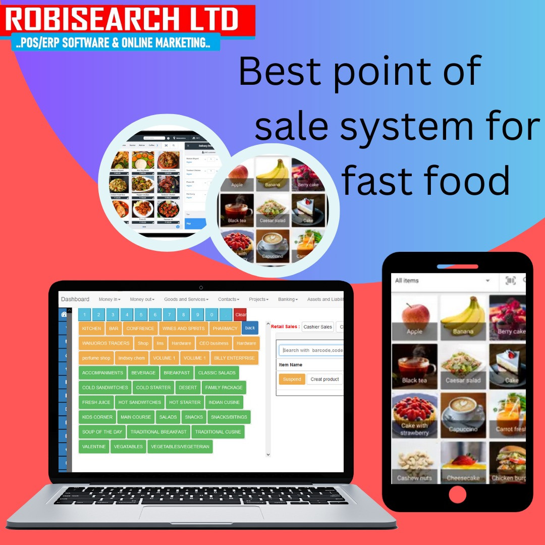 POINT OF SALE SYSTEM FOR FAST FOOD SHOP