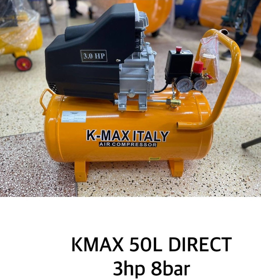 K-Max Industrial Air Compressor 50L For Painting & Vehicle Tire Inflation